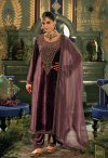 Valentino By Kilory Valvet Embroidery Salwar Kameez